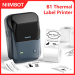Niimbot B1 Mini Portable Thermal Printer Adhesive Label Printer Sticker Labels Labeler Bluetooth Labeling Machine Without Ink