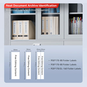 Thermal Transfer Labels for Niimbot M2/M3 Printer Thermal Transfer Ribbon Home Office 20-50mm Width Label Paper Sticker