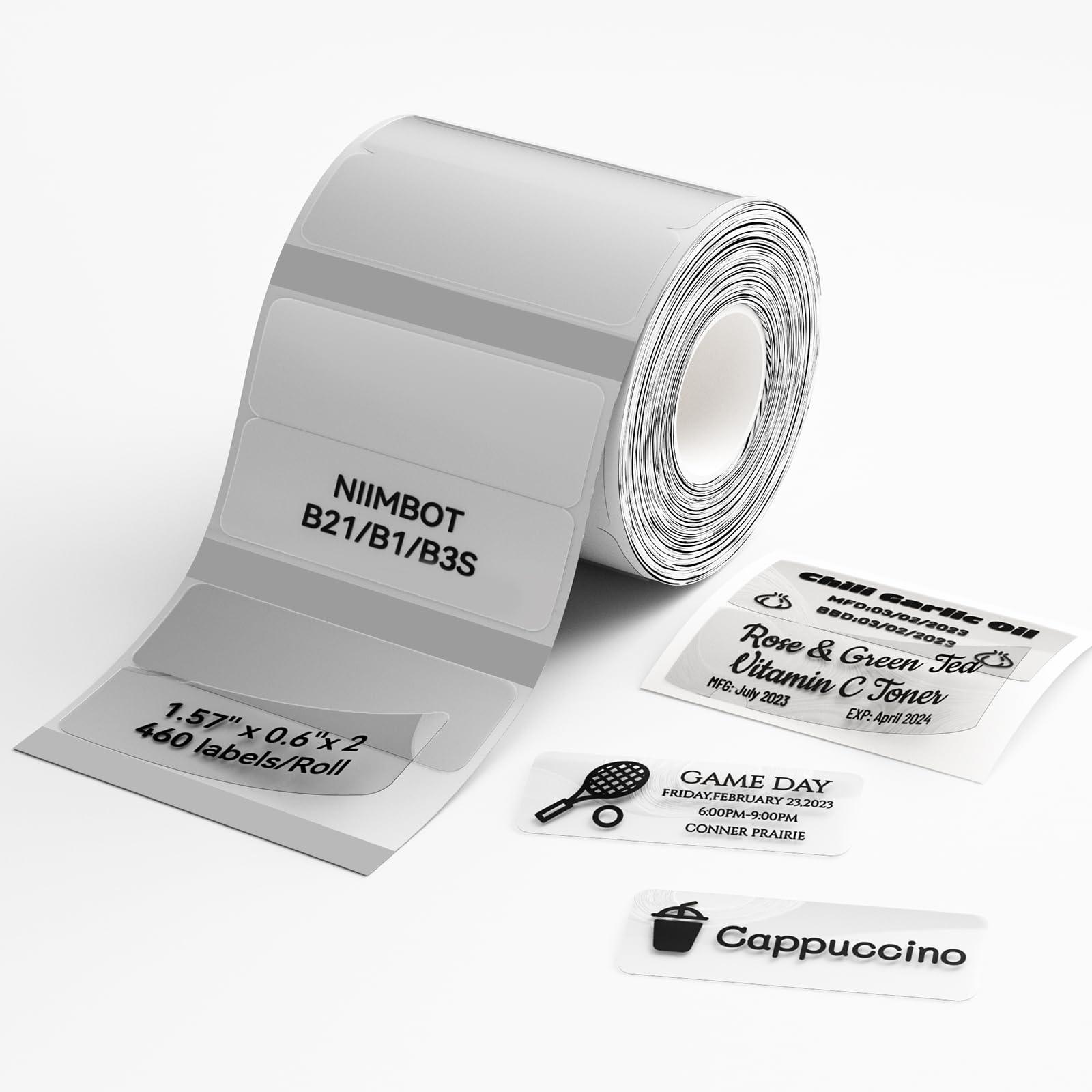 Clear Label Tape for B21, B1, B3S, B4, K3