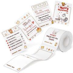 Photo Papers, Red&Black Labels for B21 Pro-14