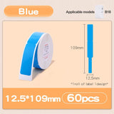 NIIMBOT N1 Colorful Label Stickers, Waterproof and High Temperature Resistance