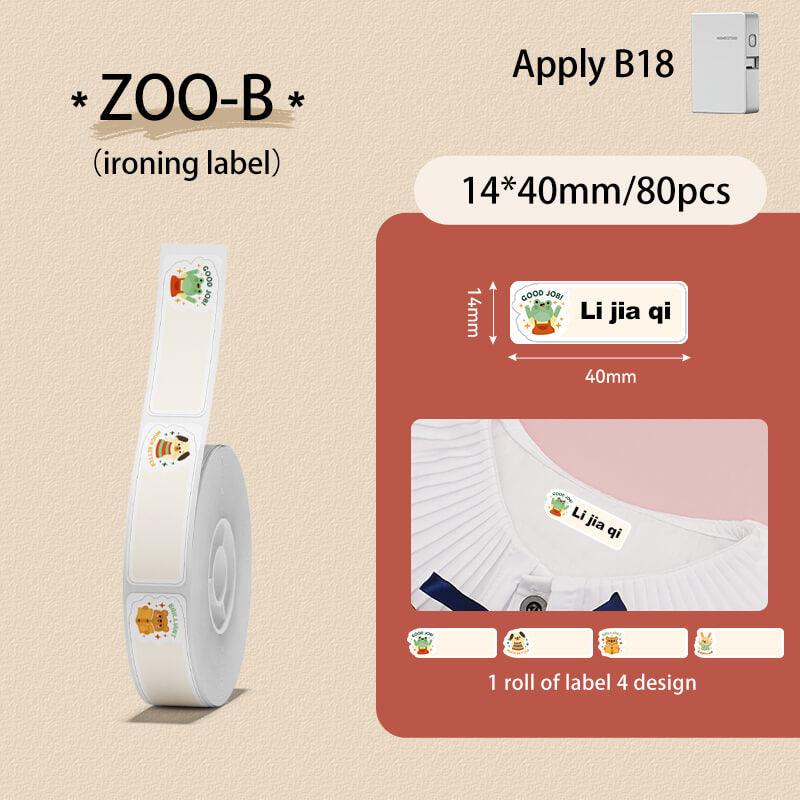 NIIMBOT N1 Colorful Label Stickers, Waterproof and High Temperature Resistance