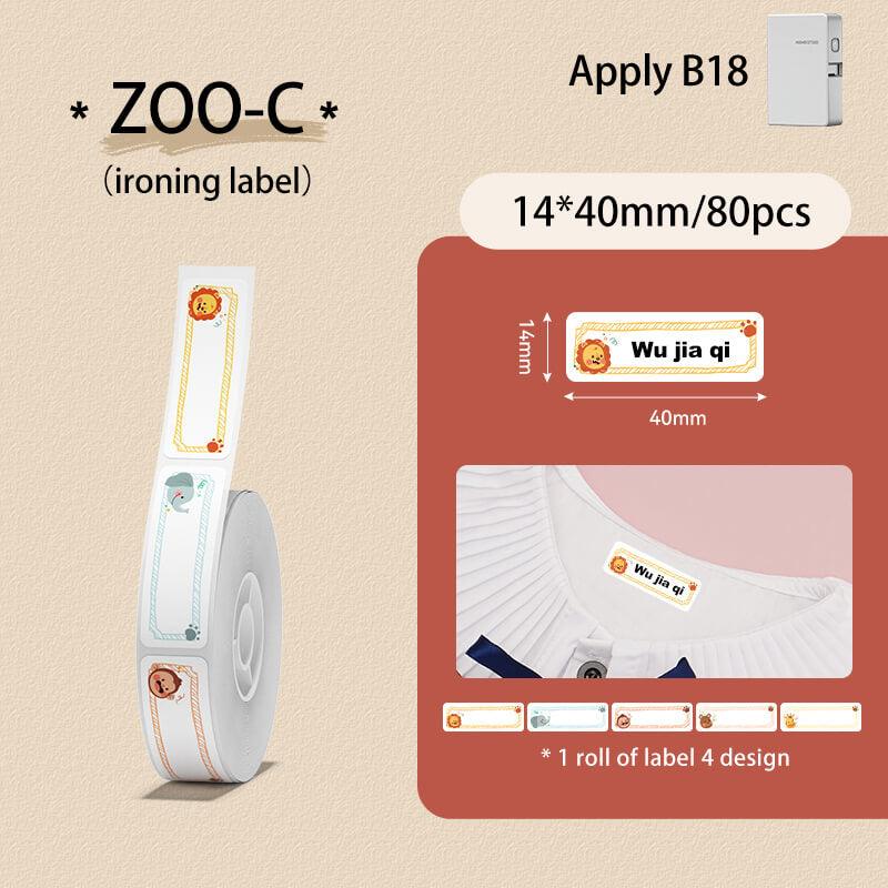 NIIMBOT N1 Colorful Label Stickers, Waterproof and High Temperature Resistance