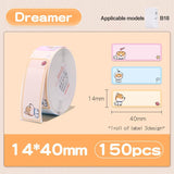 NIIMBOT N1 Colorful Label Stickers, Waterproof and High Temperature Resistance
