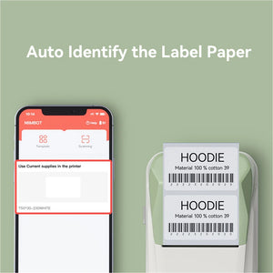 Niimbot B1 Mini Thermal Printer Bluetooth Portable Pocket Label Maker Self-adhesive Sticker Printer Machine For Small Business