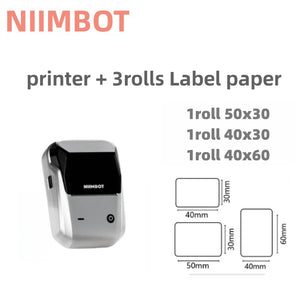 Quality product Niimbot B1 Label Printer Portable Handheld Thermal  Mini Barcode QR Code Sticker Sticky note Rolls Maker