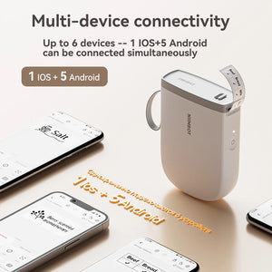 Niimbot Upgraded D11 Mini Thermal Printer 300 DPI Wireless Self-Adhesive Label Maker Inkless Pocket Barcode Name Tag  Labeller