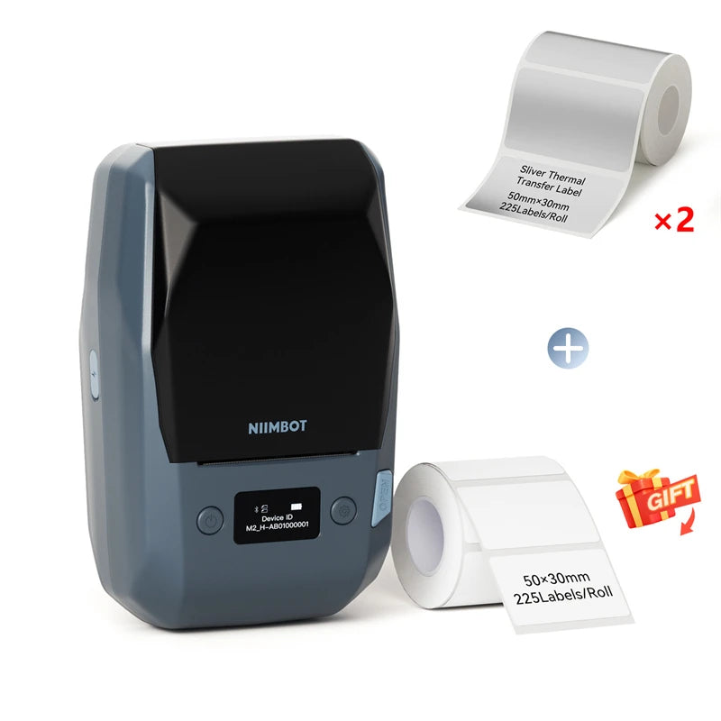 Niimbot M2 Portable Thermal Transfer Label Printer Multi-function Sticker Label Maker Machine for Office Clothes Tag Power Cable