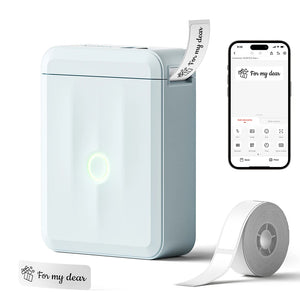 Niimbot D110 Mini Handheld Thermal Label Maker Wireless Sticker Machine Inkless Pocket with Label Sticker for Home Office