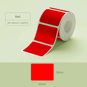 Niimbot B21/B1/B3S Thermal Label Sticker Paper Printable White 20-50mm Width Clothing Tag Commodity Price Food Self-Adhesive