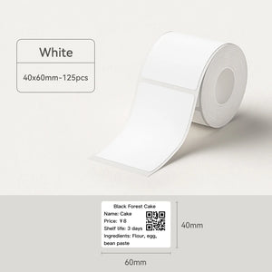 NIIMBOT B21/B1/B3S White Thermal Label Sticker Paper Printable 20-50mm