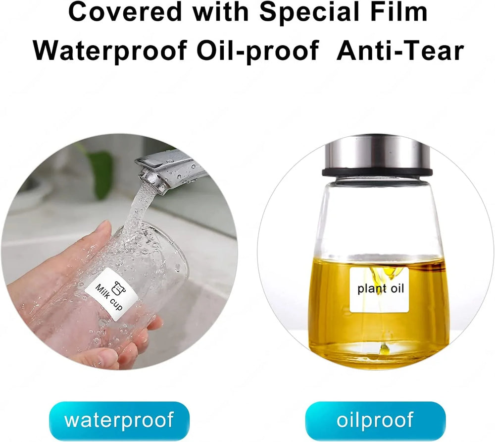30-50mm Niimbot B21 B1 B3S Printer Label Paper Roll White Sticker Print Papers Rolls Tear-proof Water Oil-proof Adhesive