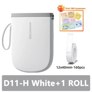 300dpi Niimbot D11 Mini Portable Thermal Printer Thermal Adhesive Label Maker Lightweight Printer For Stickers Label Machine New