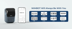 Niimbot B1 Thermal Label Printer Portable Bluetooth Wireless Handheld Printer Self-adhesive Sticker Maker Price Barcode
