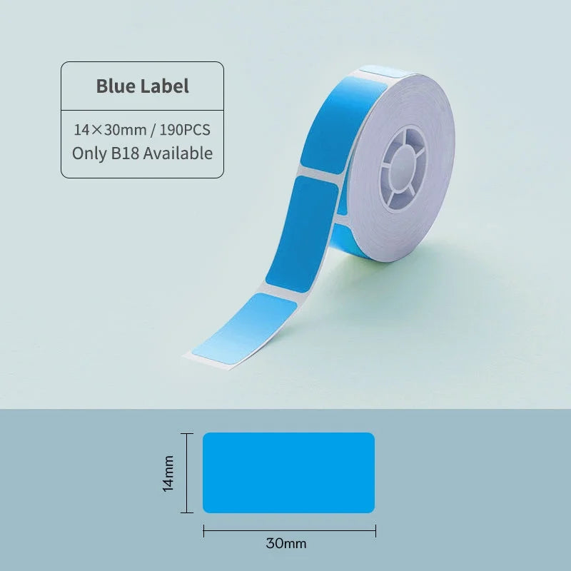 NIIMBOT B18 Color Label Printer, Wireless Bluetooth Connection, Portable,Mobile Editing,Support Color Printing Rechargeable