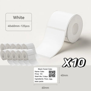 NIIMBOT B21/B1/B3S White Thermal Label Sticker Paper Printable 20-50mm