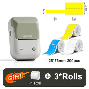 Niimbot B1 Mini Thermal Printer Bluetooth Portable Pocket Label Maker Self-adhesive Sticker Printer Machine For Small Business