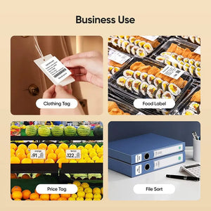 NIIMBOT B21/B203/B3S Colored Label Machine Printing Paper Self Adhesive Label Waterproof Oil Resistant Tear Resistant Label