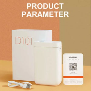 Niimbot D101 Wireless Label Printer Portable Pocket Sticker Printer Mini Bluetooth Thermal Printer Fast Printing Home Use Office