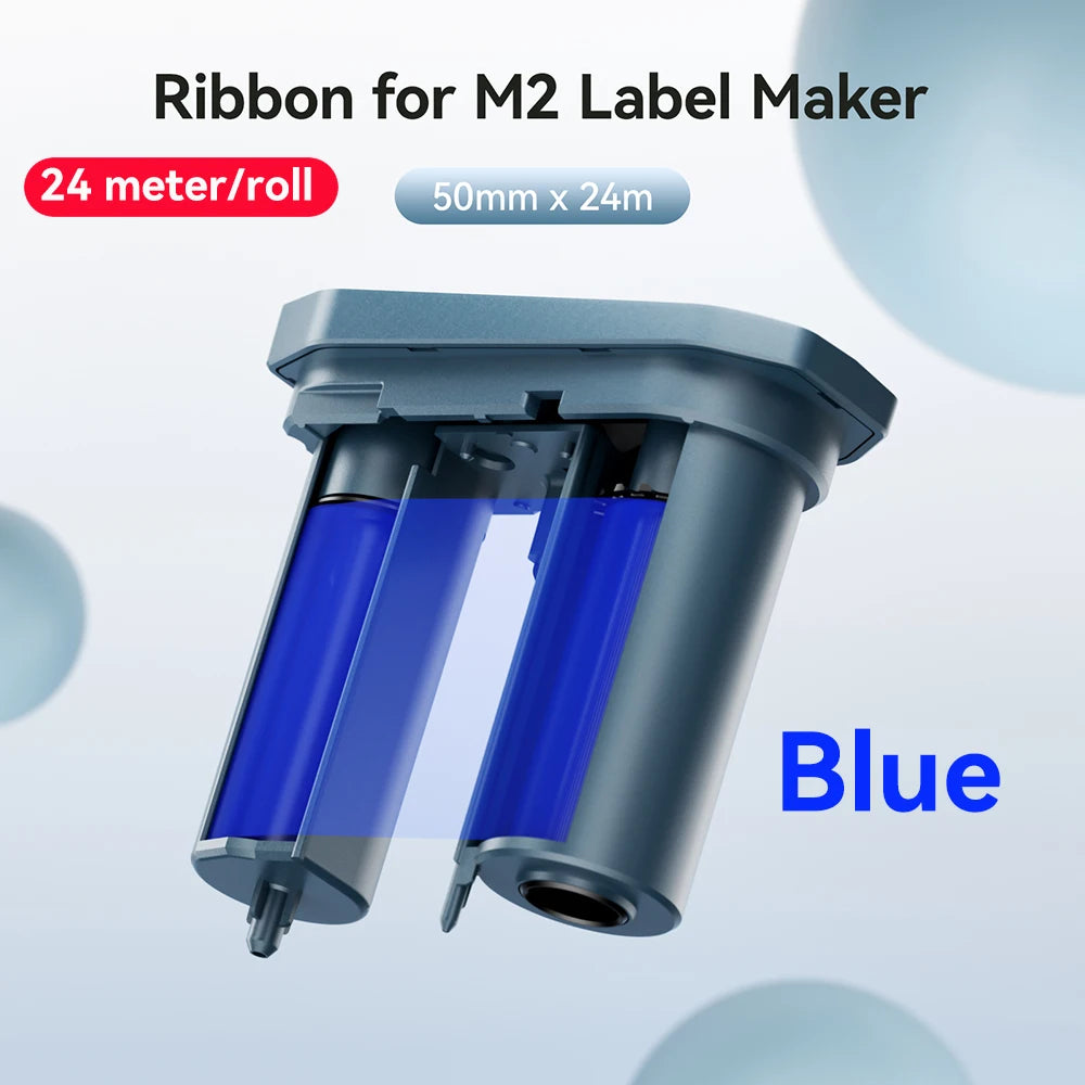 Thermal Transfer Labels for Niimbot M2/M3 Printer Thermal Transfer Ribbon Home Office 20-50mm Width Label Paper Sticker