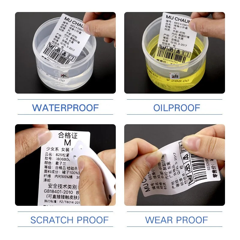 NiiMbot B21 Mini Thermal Printer Wireless Barcode Label Maker Bluetooth Portable Adhesive Label Printers for Office Commercial