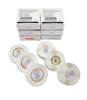 Niimbot Thermal Label White Color Paper 12-15mm Thermal Sticker Paper Roll Waterproof for official D11 D110 D11H D101 Printer