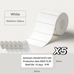 NIIMBOT B21/B1/B3S White Thermal Label Sticker Paper Printable 20-50mm
