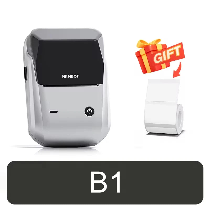 Niimbot B1 Mini Portable Thermal Printer Self-Adhesive Sticker Label Maker Pocket Printer Labeling Machine Bluetooth Niimbot B1