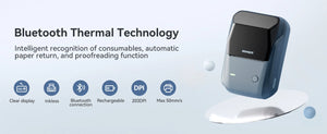 Niimbot B1 Mini Portable Thermal Printer Adhesive Label Printer Sticker Labels Labeler Bluetooth Labeling Machine Without Ink