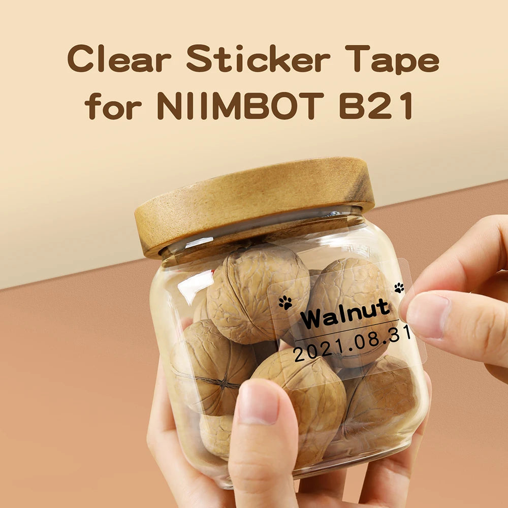 NIIMBOT Thermal Sticker Label Paper for B1 B21 B3S B31 Waterproof Marking Label Price Tag Adhesive Tape Price-tag Sticker
