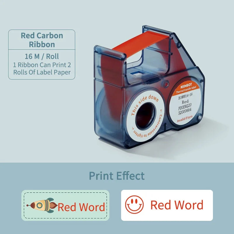 NIIMBOT B18 Color Label Printer, Wireless Bluetooth Connection, Portable,Mobile Editing,Support Color Printing Rechargeable