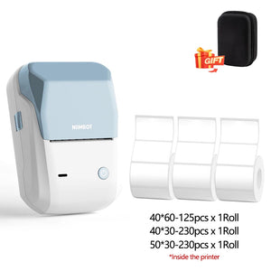 Niimbot B1 Mini Printer Portable Thermal Printer Adhesive Label Wireless Bluetooth Labeler Inkless Sticker Labeling Machine
