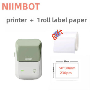Quality product Niimbot B1 Label Printer Portable Handheld Thermal  Mini Barcode QR Code Sticker Sticky note Rolls Maker