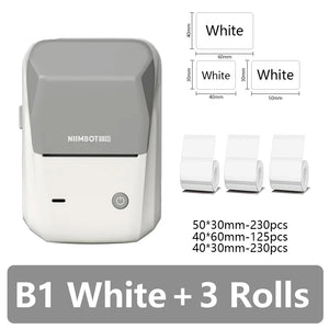 Niimbot B1 Mini Portable Thermal Printer Self-Adhesive Sticker Label Maker Pocket Printer Labeling Machine Bluetooth Niimbot B1