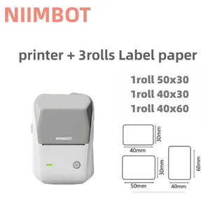 Quality product Niimbot B1 Label Printer Portable Handheld Thermal  Mini Barcode QR Code Sticker Sticky note Rolls Maker