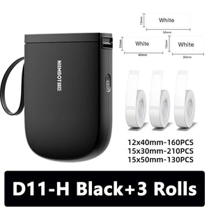 300dpi Niimbot D11 Mini Portable Thermal Printer Thermal Adhesive Label Maker Lightweight Printer For Stickers Label Machine New