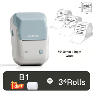 Niimbot B1 Thermal Label Printer Bluetooth Portable Pocket Label Maker Barcode QR Code Self-adhesive Sticker Labeling Machine