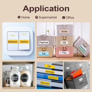 NIIMBOT B21/B203/B3S Colored Label Machine Printing Paper Self Adhesive Label Waterproof Oil Resistant Tear Resistant Label