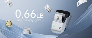 Niimbot B1 English Label Printer Portable Handheld Thermal Printer Mini Barcode QR Code Sticker Paper Color Rolls Maker Cable