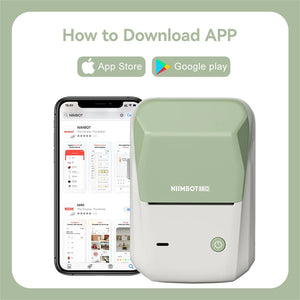 Niimbot B1 Mini Thermal Printer Bluetooth Portable Pocket Label Maker Self-adhesive Sticker Printer Machine For Small Business
