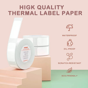 Niimbot D11 D101 D110 Offical Label Sticker Paper Rolls Various sizes of White Color Label Papers 3 5 10 Rolls for Printer USE