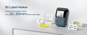 Niimbot B1 Thermal Label Printer Portable Bluetooth Wireless Handheld Printer Self-adhesive Sticker Maker Price Barcode