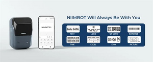 Niimbot B1 Thermal Label Printer Bluetooth Portable Pocket Label Maker Barcode QR Code Self-adhesive Sticker Labeling Machine