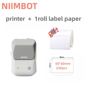 Quality product Niimbot B1 Label Printer Portable Handheld Thermal  Mini Barcode QR Code Sticker Sticky note Rolls Maker