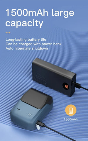 Niimbot B1 Thermal Label Printer Portable Bluetooth Wireless Handheld Printer Self-adhesive Sticker Maker Price Barcode