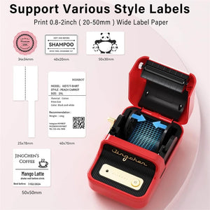 NiiMbot B21 Mini Thermal Printer Wireless Barcode Label Maker Bluetooth Portable Adhesive Label Printers for Office Commercial