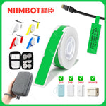 NIIMBOT Sticker Self-adhesive Label Thermal Papers for D11 D101 D110 Mini Printer White Colorful Waterproof Cable Tape Rolls