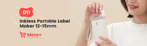 Niimbot D11 D101 D110 Offical Label Sticker Paper Rolls Various sizes of White Color Label Papers 3 5 10 Rolls for Printer USE