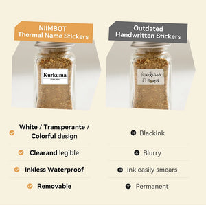 NIIMBOT Thermal Sticker Label Paper for B1 B21 B3S B31 Waterproof Marking Label Price Tag Adhesive Tape Price-tag Sticker
