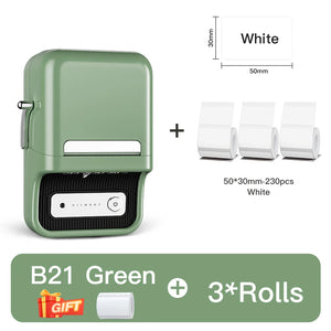 Niimbot B21 Portable Label Printer Wireless Bluetooth Label Maker Multifunctional Self-adhesive Pocket Label Machine